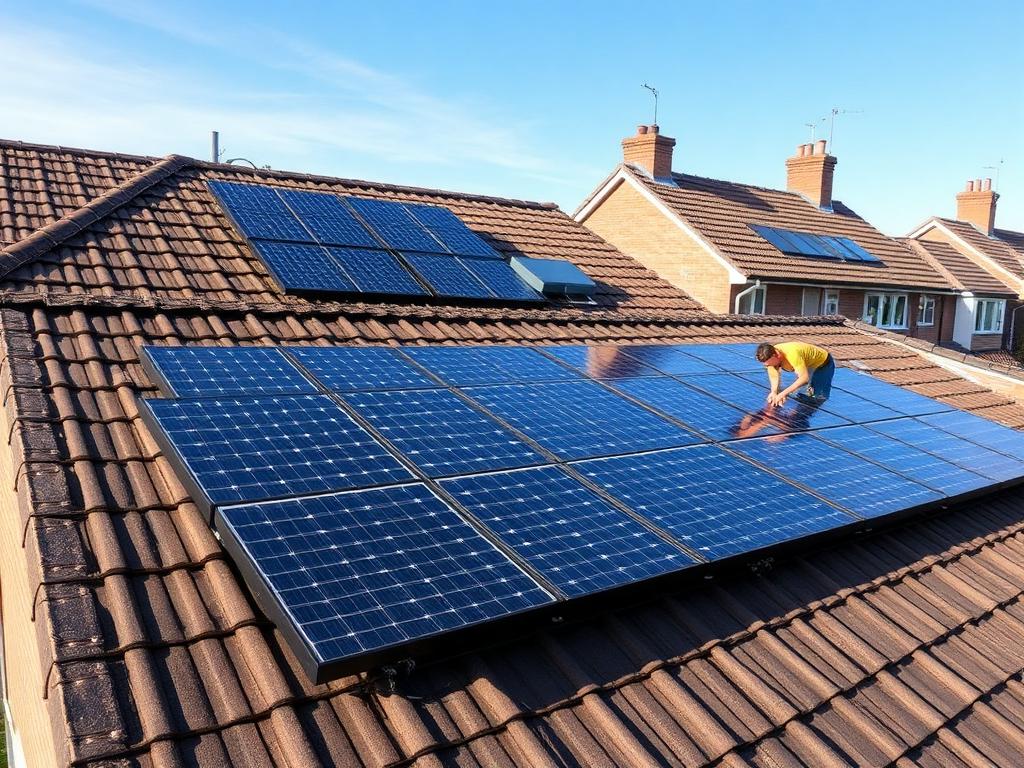 Solar PV installation on Liverpool home